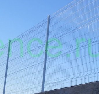 3D Панели 3000х2430 на подпорной стене дляразгрузочной площадки 3D Панели ограждения магазина