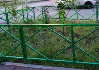 газонное ограждение из профильной трубы газонное ограждение