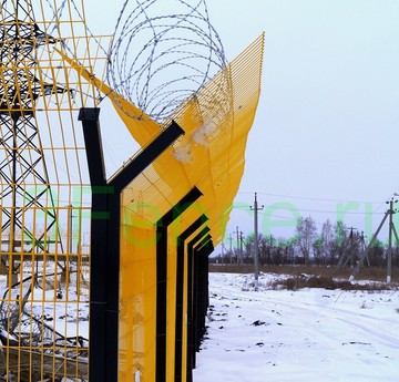 Столб 80х80х4мм RAL 9011 Стойка с укосиной Роснефть RAL 9011