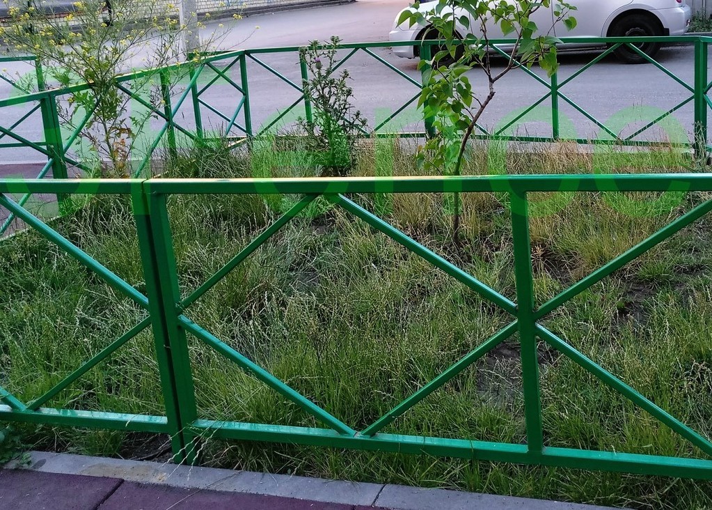 газонное ограждение из профильной трубы газонное ограждение